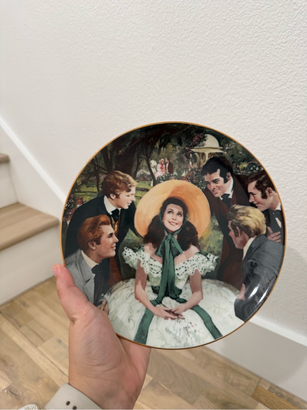 Gone with The Wind 1988 Collectors Anniversary Plate